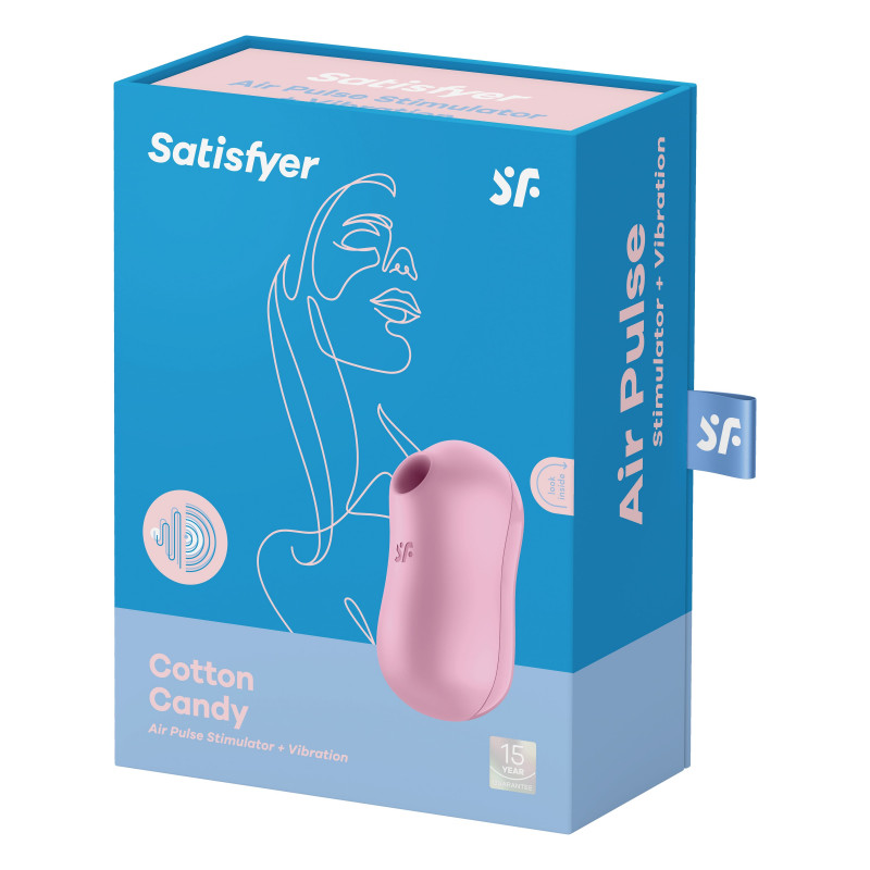 Вакуумно-волновой вибростимулятор Satisfyer Cotton Candy (лиловый)