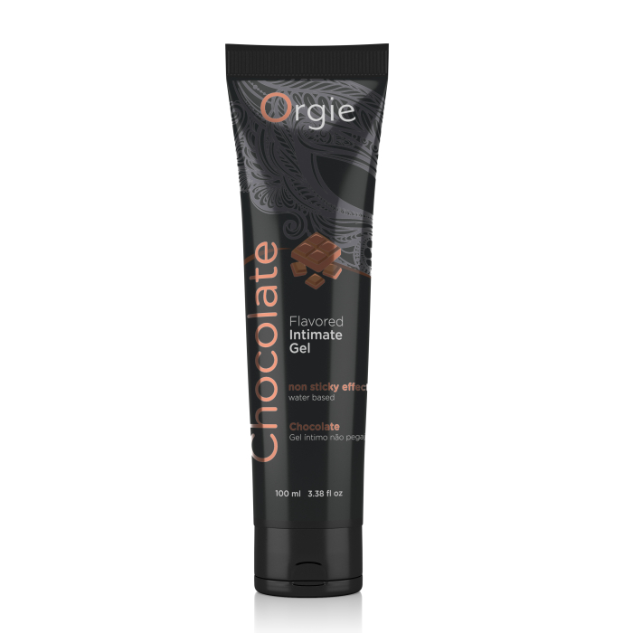 Съедобный интимный гель Orgie Lube Tube Chocolate, 100 мл